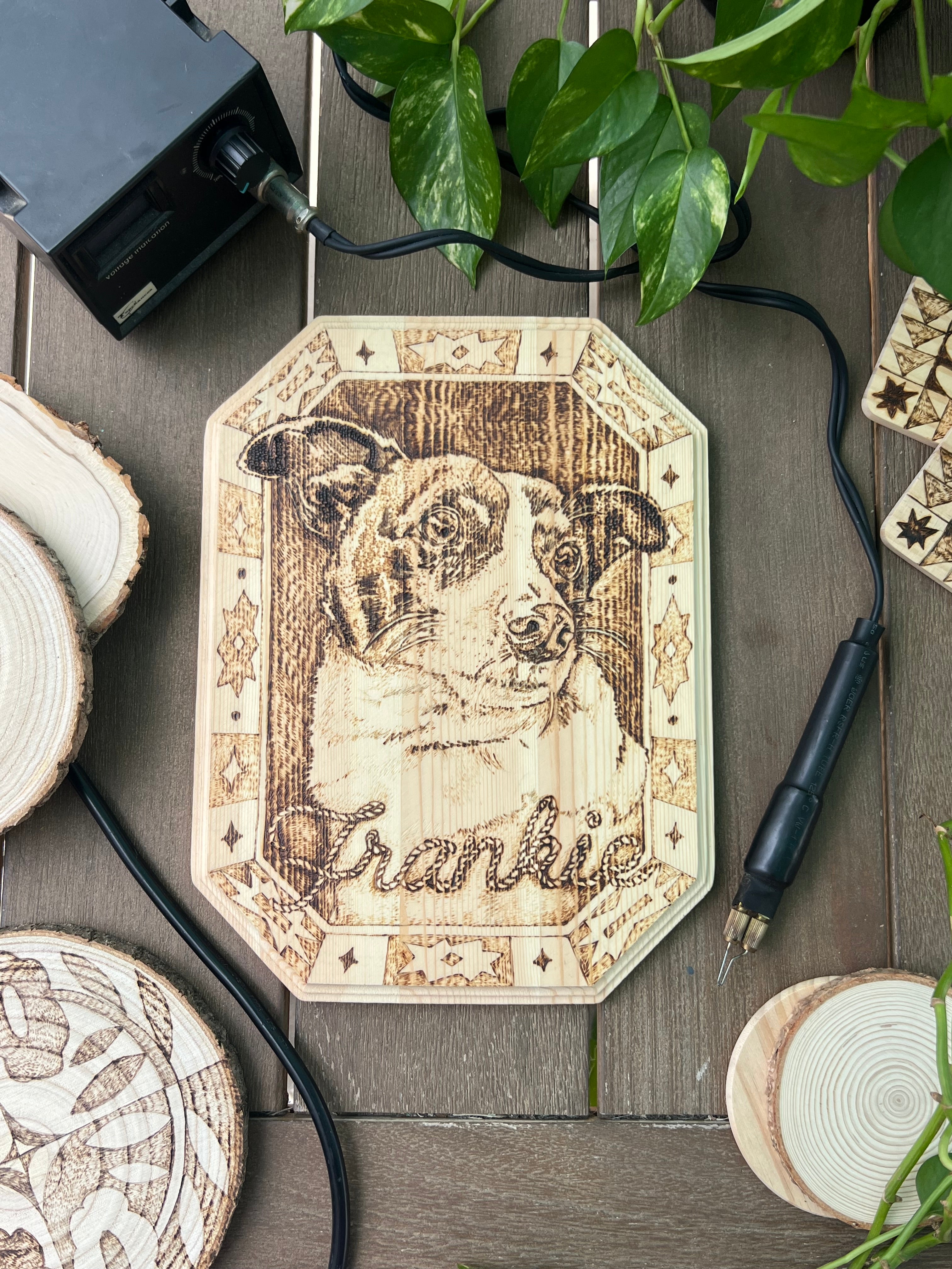 Custom Personalized Pet Portrait - Large