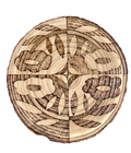 Rooted Florets Wood Burning - Handmade Wall hanging